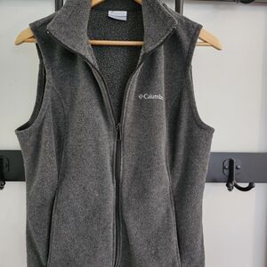 Columbia Charcoal Fleece Vest